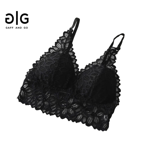 Lace Bralette - Black