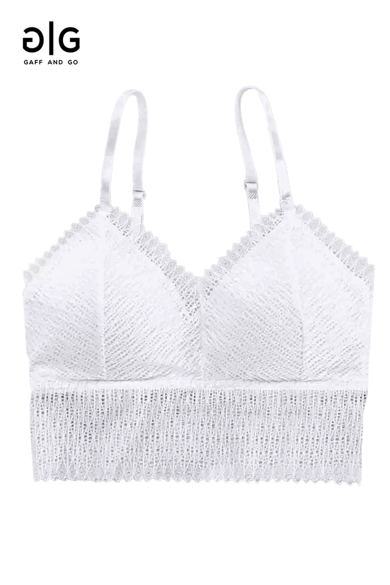 Line Bralette - White