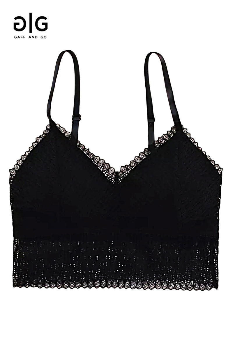 Line Bralette - Black