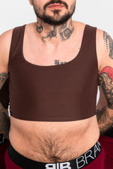 ACTIVE COMPRESSION TOP - COFFEE