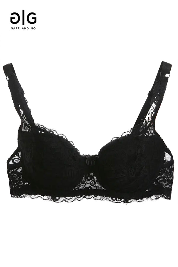 Lace Bra – Black